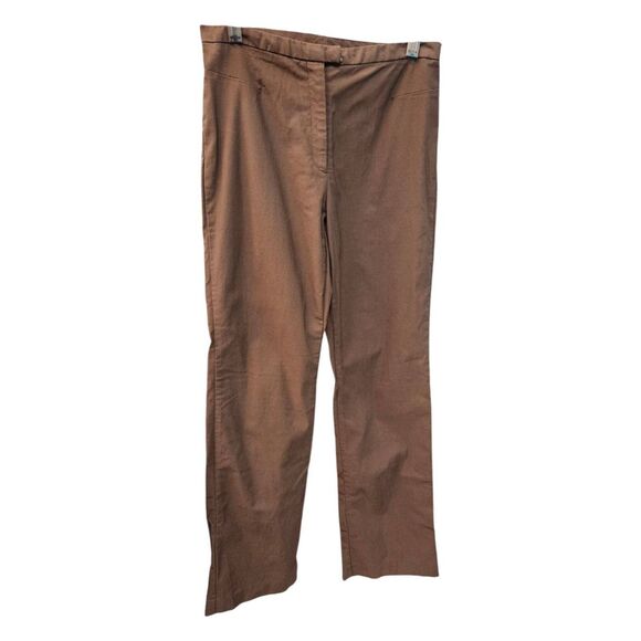 Anthropologie Brown Straight Pants Womens Size 4 - Picture 1 of 6